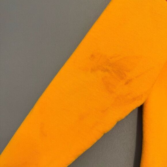 The North Face Men’s Rage Orange Crewneck Sweater Size Medium Cotton Blend - Picture 5 of 15